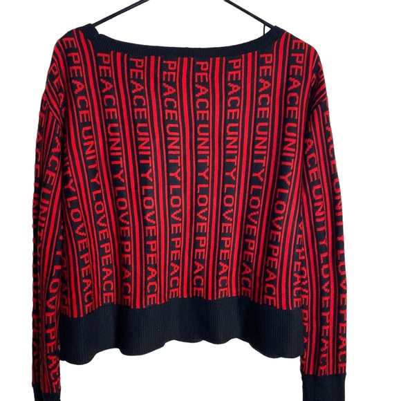 Woman's Statement Sweater Top Sz Medium Gabrielle Union New York & Co - Picture 2 of 8